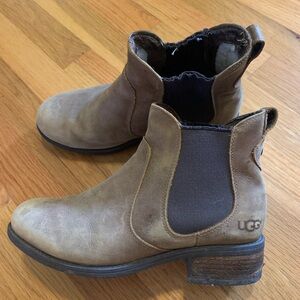 UGG Tan Ankle Booties for Women